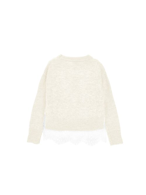 Maglia, bambina, logata. ERMANNO SCERVINO | Z9H604 87100001